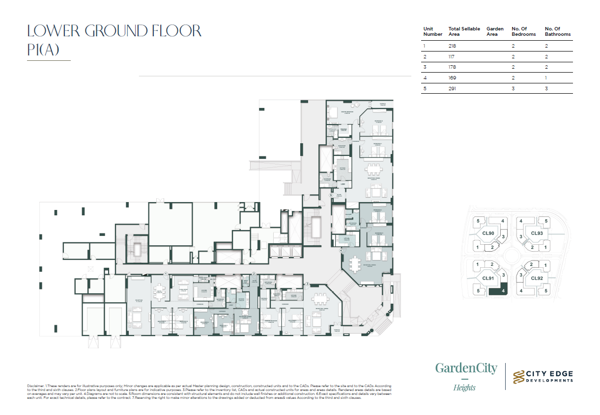 مخطط 99 - كمبوند نيو جاردن سيتي العاصمة الإدارية الجديدة سيتي ايدج للتطوير العقاري - New Garden City New Capital Compound
