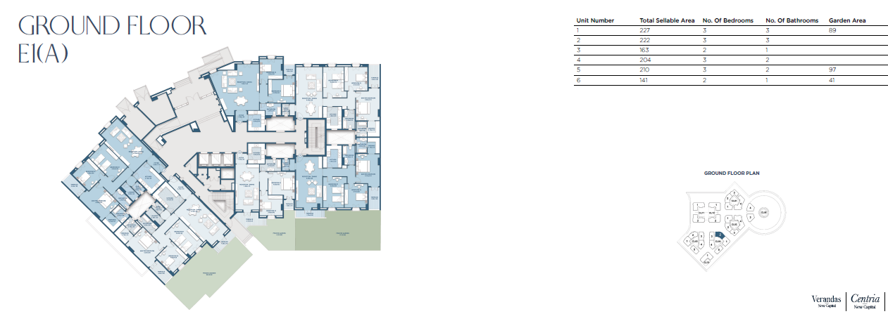 Floor Plan - New Garden City New Capital Compound City Edge Real Estate