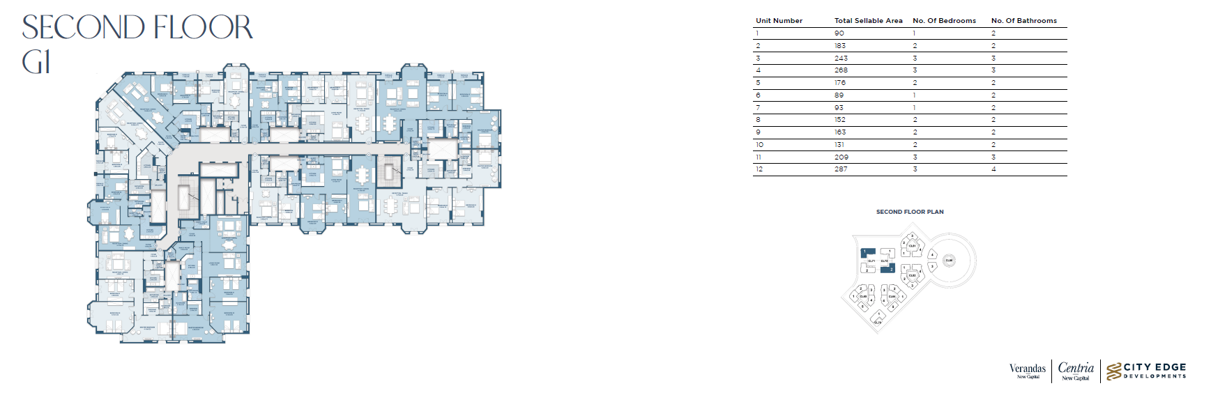 Floor Plan - New Garden City New Capital Compound City Edge Real Estate