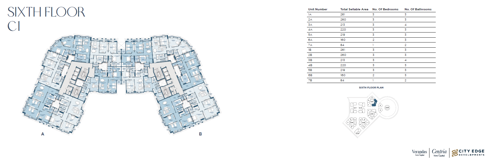 Floor Plan - كمبوند نيو جاردن سيتي العاصمة الإدارية الجديدة سيتي ايدج للتطوير العقاري - New Garden City New Capital Compound
