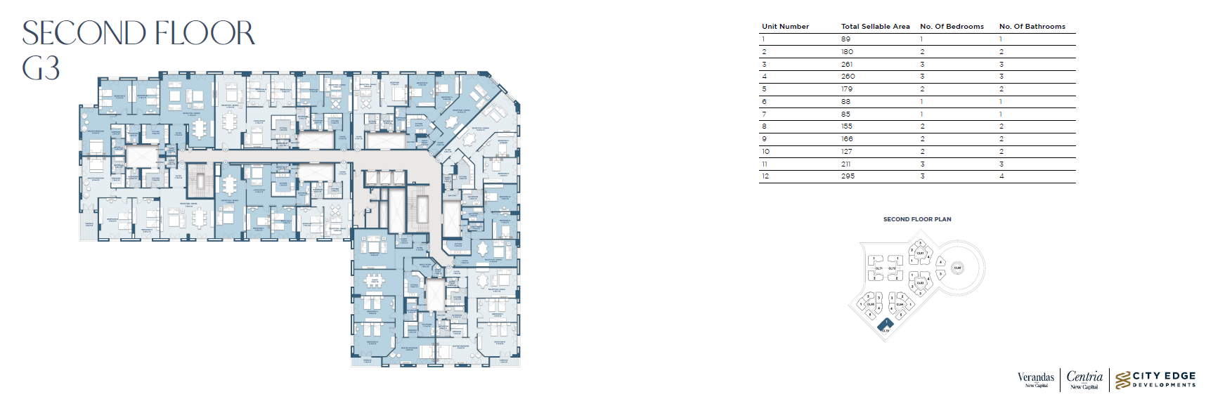 Floor Plan - كمبوند نيو جاردن سيتي العاصمة الإدارية الجديدة سيتي ايدج للتطوير العقاري - New Garden City New Capital Compound