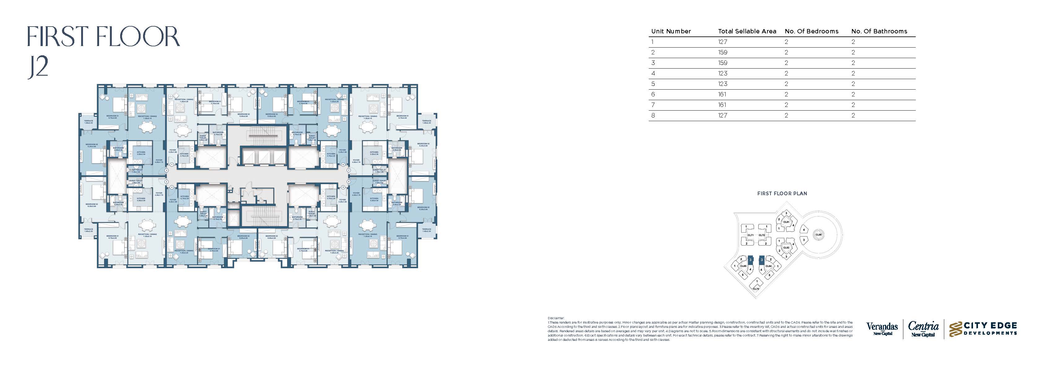 Floor Plan - كمبوند نيو جاردن سيتي العاصمة الإدارية الجديدة سيتي ايدج للتطوير العقاري - New Garden City New Capital Compound