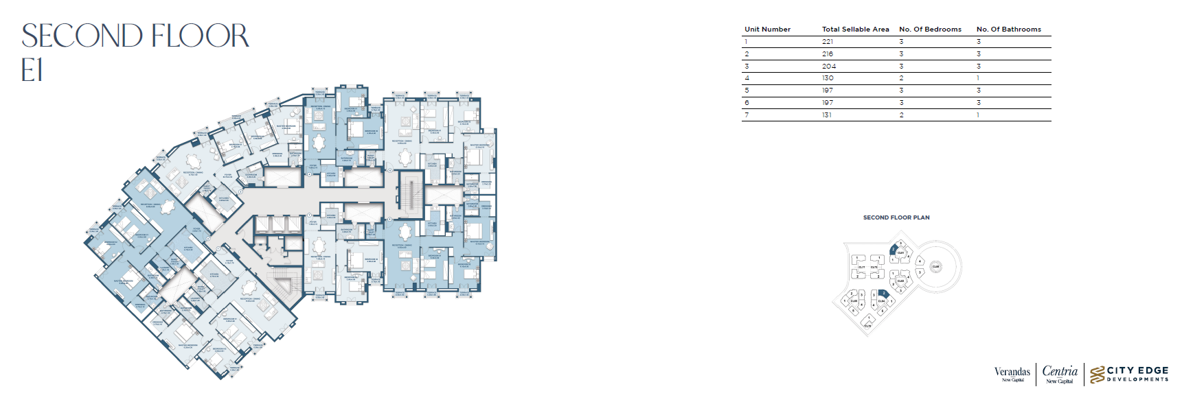 Floor Plan - New Garden City New Capital Compound City Edge Real Estate