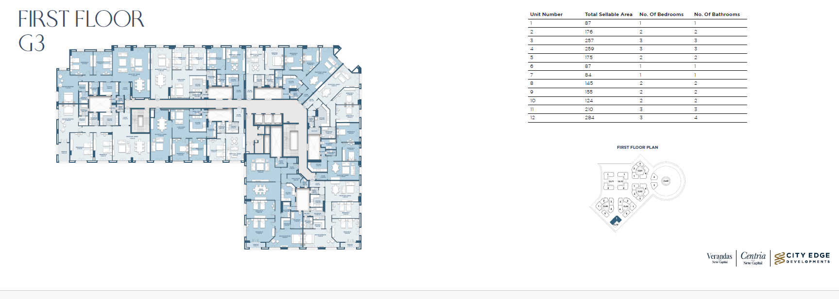 Floor Plan - كمبوند نيو جاردن سيتي العاصمة الإدارية الجديدة سيتي ايدج للتطوير العقاري - New Garden City New Capital Compound