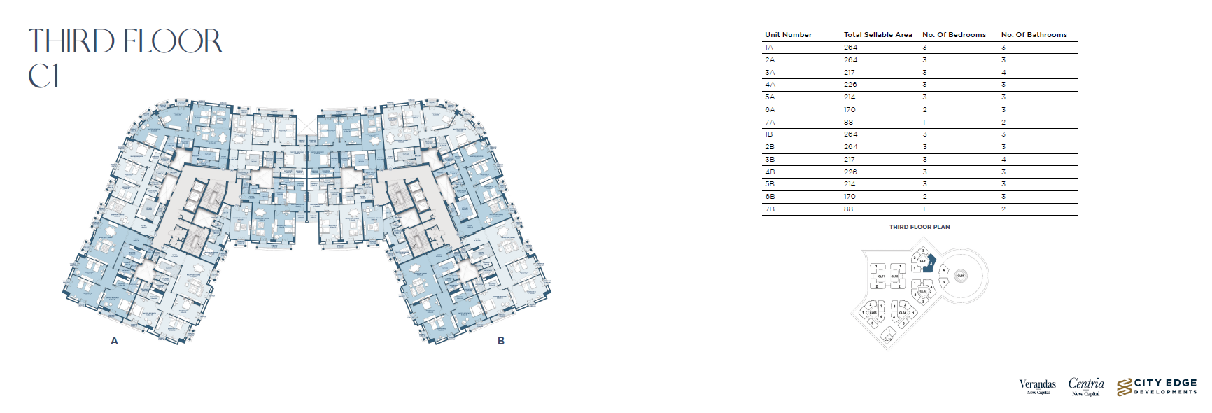 Floor Plan - كمبوند نيو جاردن سيتي العاصمة الإدارية الجديدة سيتي ايدج للتطوير العقاري - New Garden City New Capital Compound