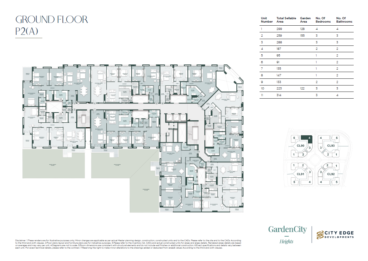 Floor Plan - كمبوند نيو جاردن سيتي العاصمة الإدارية الجديدة سيتي ايدج للتطوير العقاري - New Garden City New Capital Compound