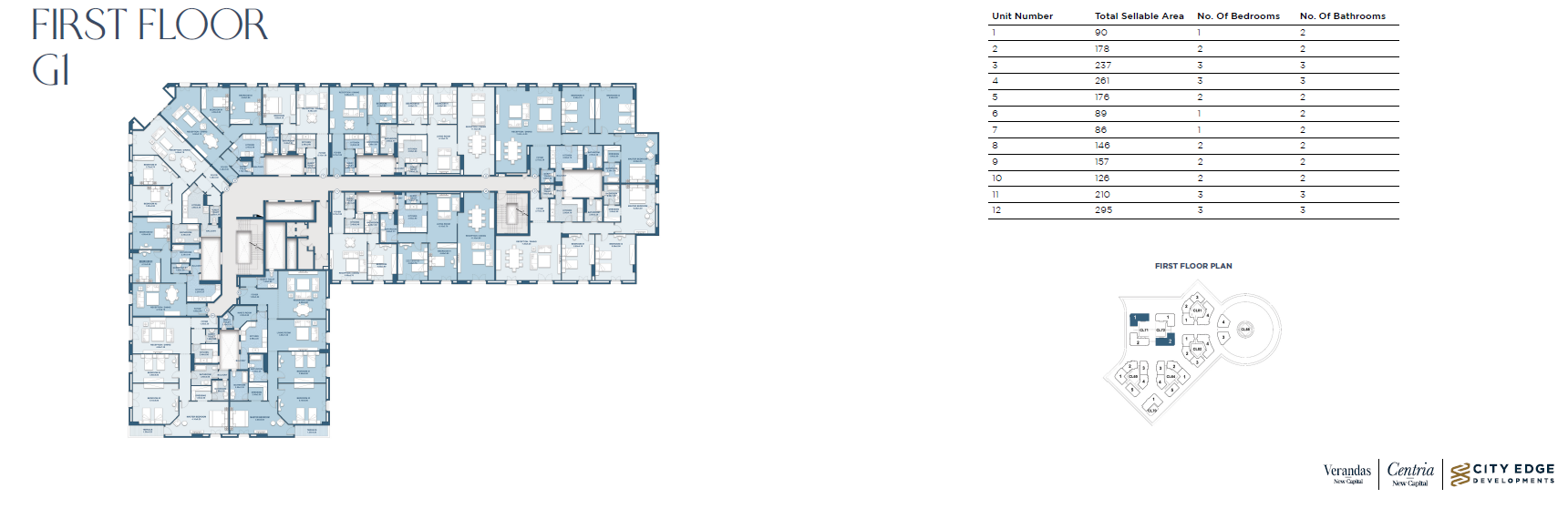 Floor Plan - كمبوند نيو جاردن سيتي العاصمة الإدارية الجديدة سيتي ايدج للتطوير العقاري - New Garden City New Capital Compound