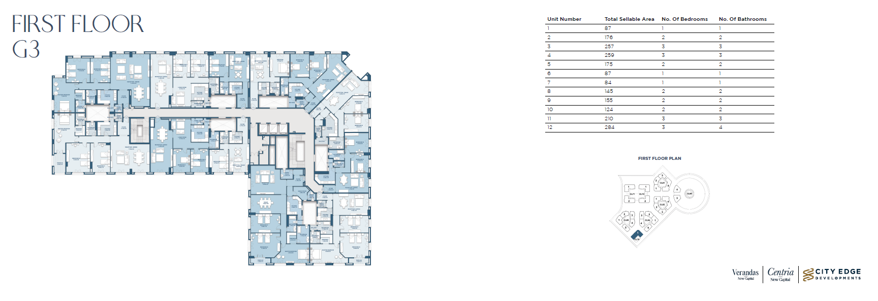 Floor Plan - كمبوند نيو جاردن سيتي العاصمة الإدارية الجديدة سيتي ايدج للتطوير العقاري - New Garden City New Capital Compound