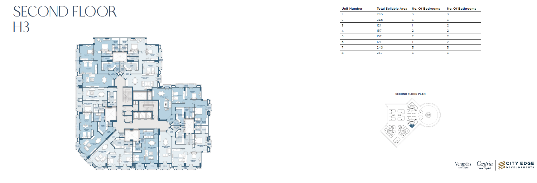 Floor Plan - New Garden City New Capital Compound City Edge Real Estate