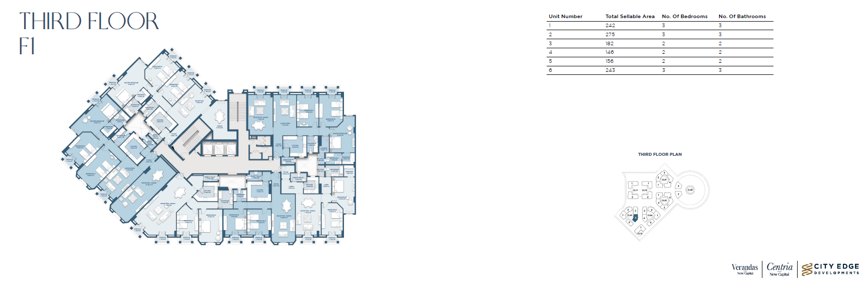 Floor Plan - New Garden City New Capital Compound City Edge Real Estate