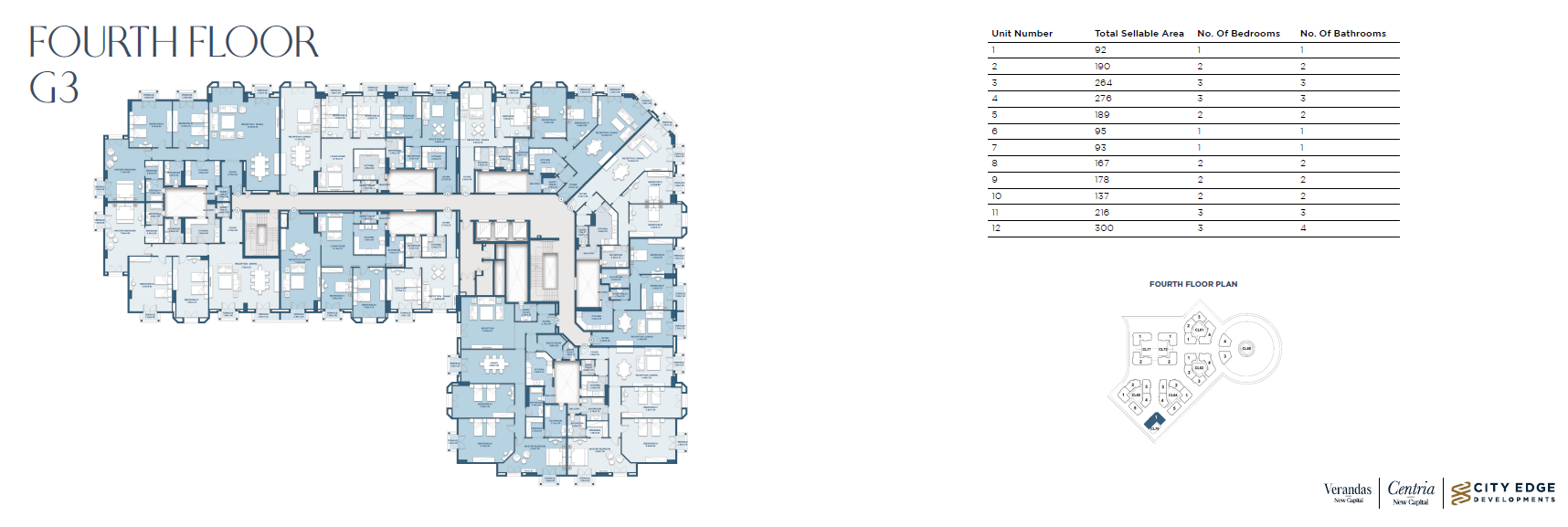 Floor Plan - كمبوند نيو جاردن سيتي العاصمة الإدارية الجديدة سيتي ايدج للتطوير العقاري - New Garden City New Capital Compound