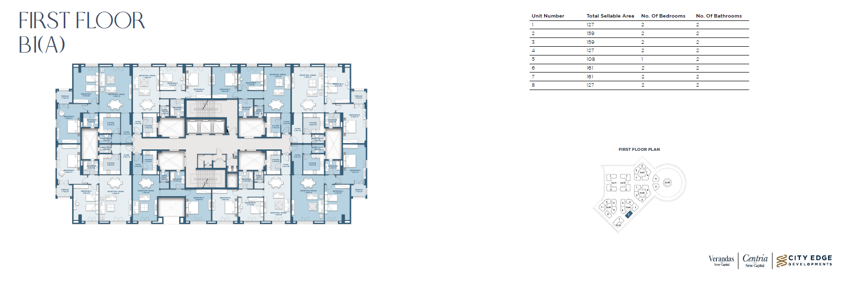 Floor Plan - New Garden City New Capital Compound City Edge Real Estate
