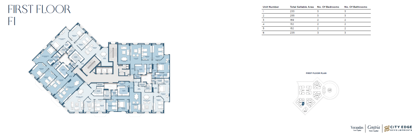 Floor Plan - New Garden City New Capital Compound City Edge Real Estate