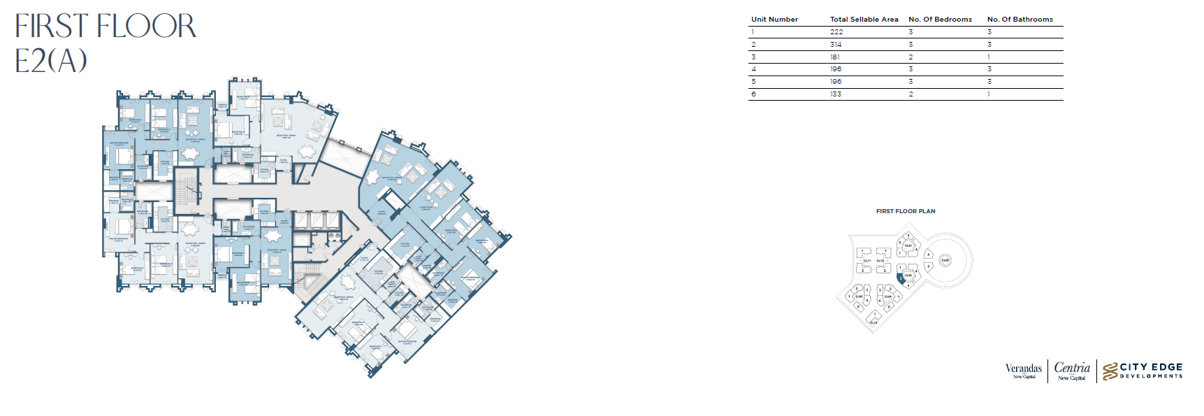 Floor Plan - New Garden City New Capital Compound City Edge Real Estate