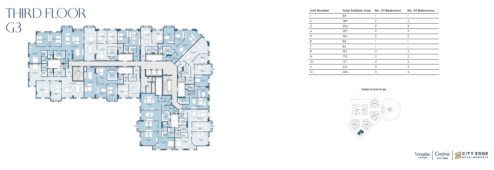 Floor Plan - New Garden City New Capital Compound City Edge Real Estate
