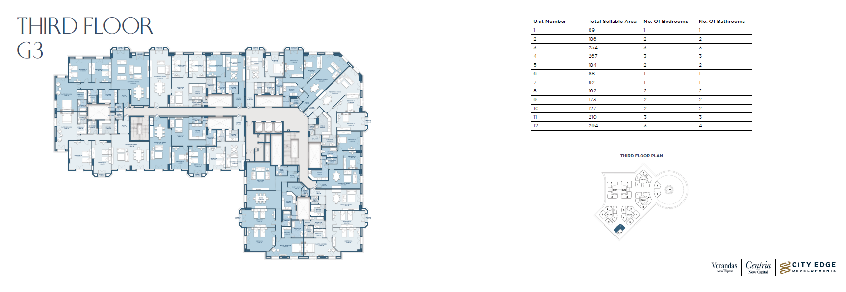 Floor Plan - New Garden City New Capital Compound City Edge Real Estate