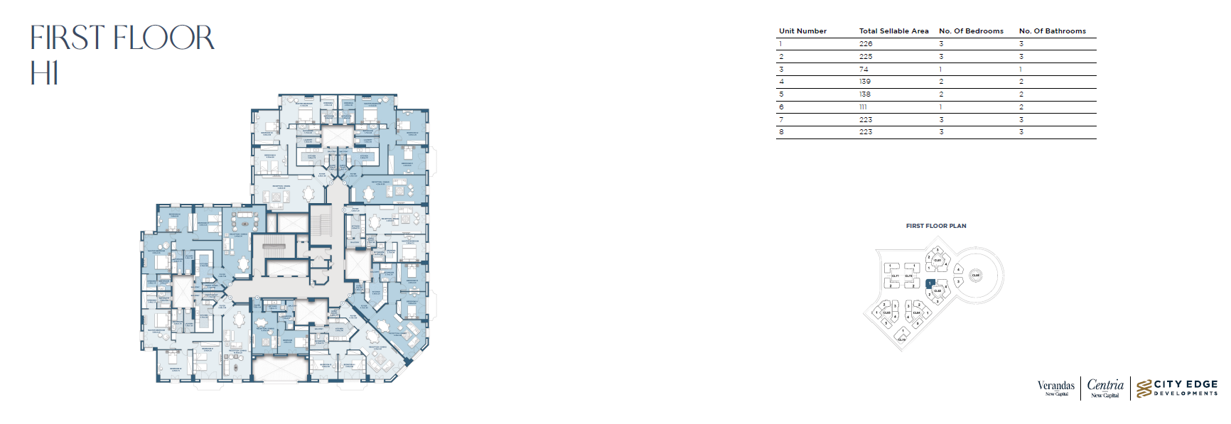 Floor Plan - New Garden City New Capital Compound City Edge Real Estate