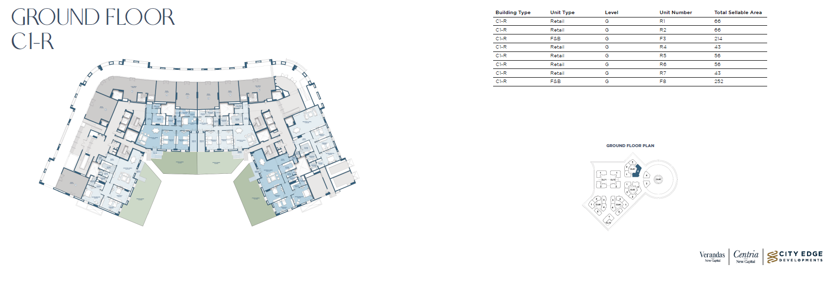 Floor Plan - New Garden City New Capital Compound City Edge Real Estate