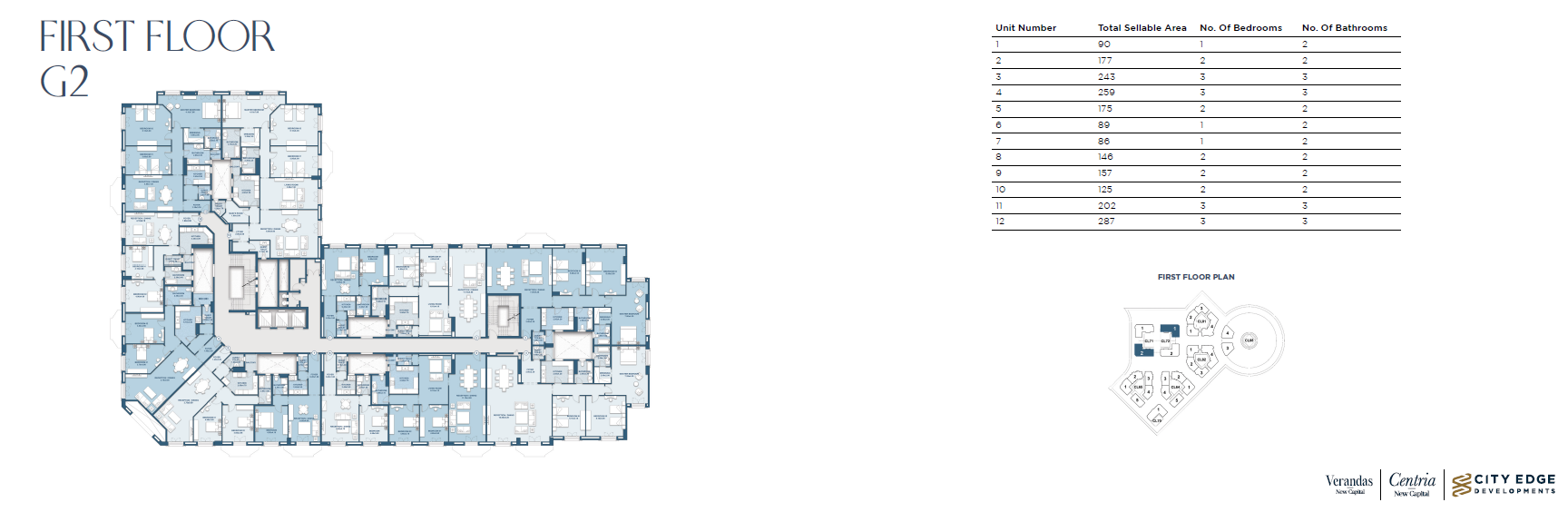 Floor Plan - New Garden City New Capital Compound City Edge Real Estate
