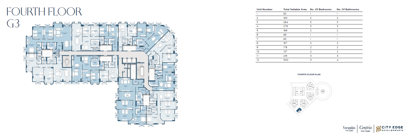 Floor Plan - New Garden City New Capital Compound City Edge Real Estate
