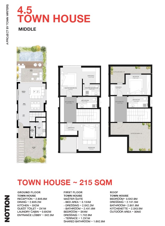 Floor Plan - Notion New Cairo Compound Town Writers