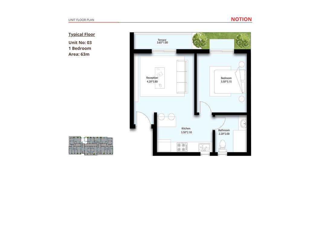 Floor Plan - Notion New Cairo Compound Town Writers