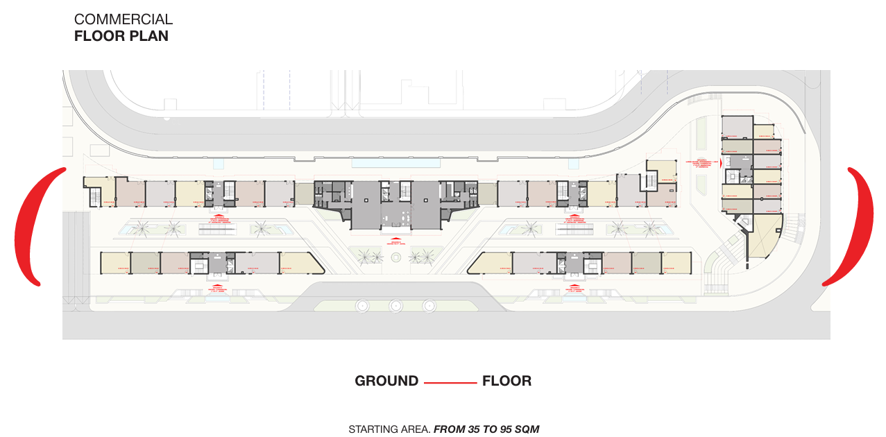 Floor Plan - Garnet Residence New Cairo Compound Jadeer Group