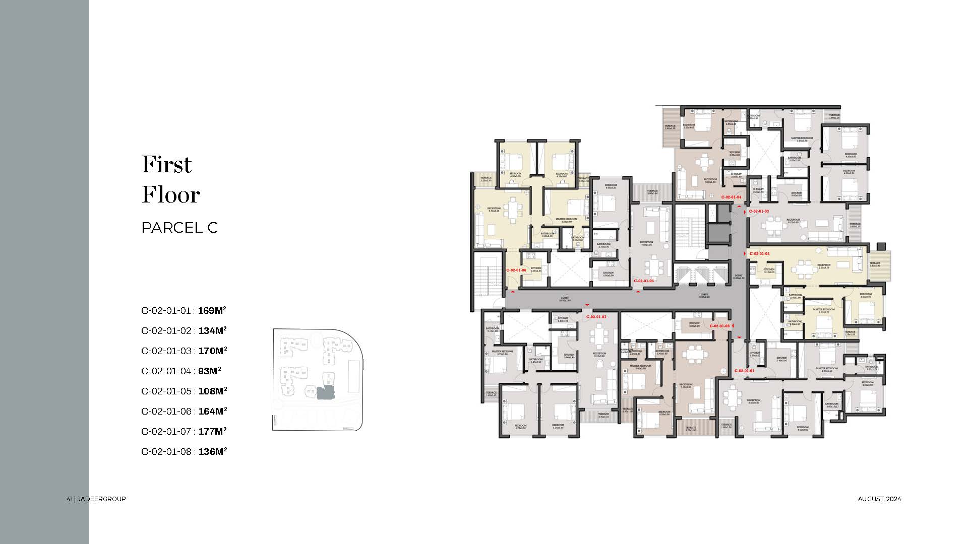 Floor Plan - Garnet Residence New Cairo Compound Jadeer Group