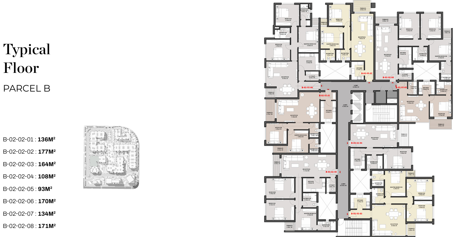 Floor Plan - Garnet Residence New Cairo Compound Jadeer Group