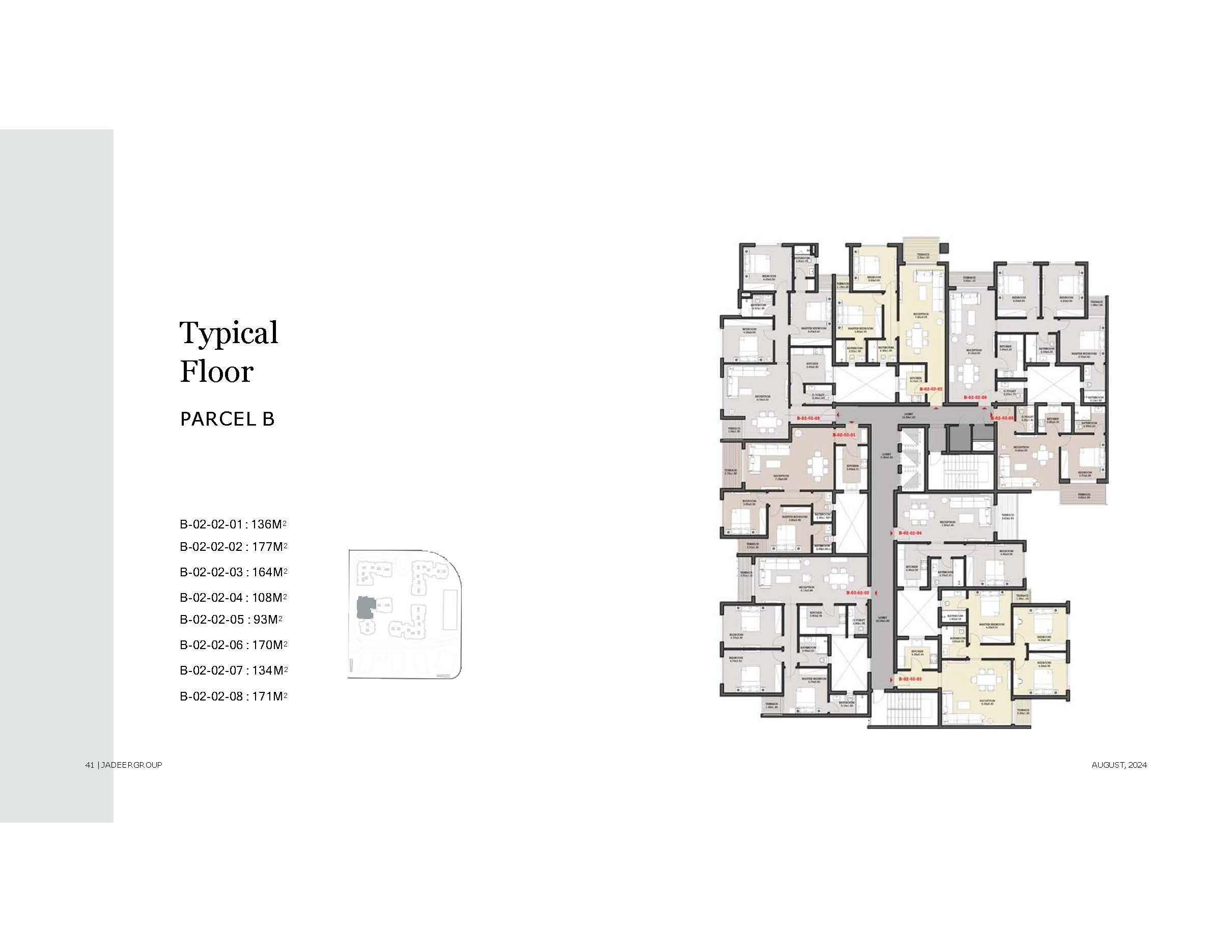 Floor Plan - Garnet Residence New Cairo Compound Jadeer Group