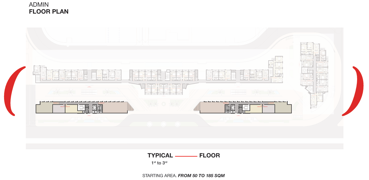 Floor Plan - Garnet Residence New Cairo Compound Jadeer Group