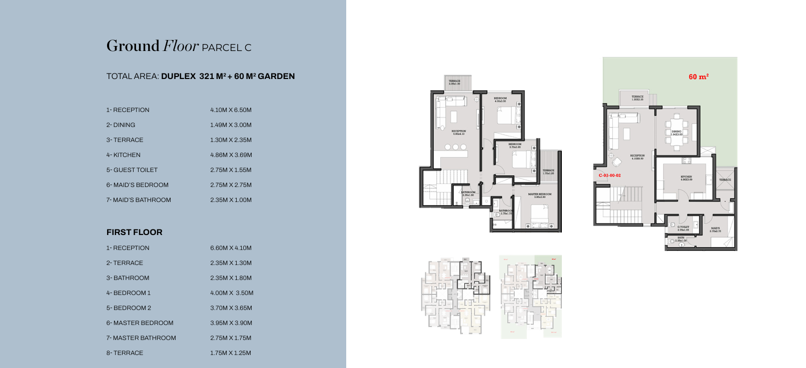 Floor Plan - Garnet Residence New Cairo Compound Jadeer Group