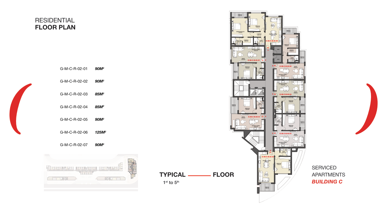 Floor Plan - Garnet Residence New Cairo Compound Jadeer Group