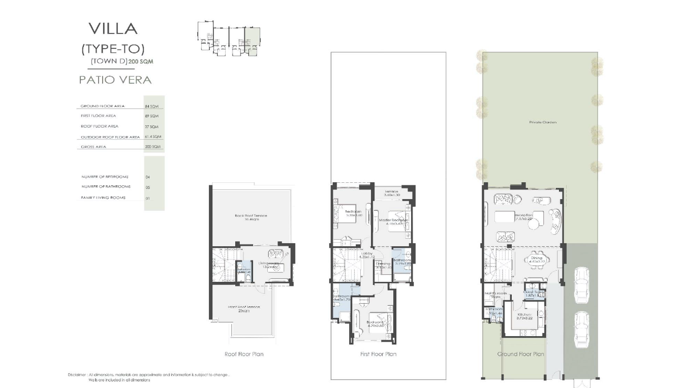 Floor Plan - Patio Vera El Sheikh Zayed Compound La Vista Development