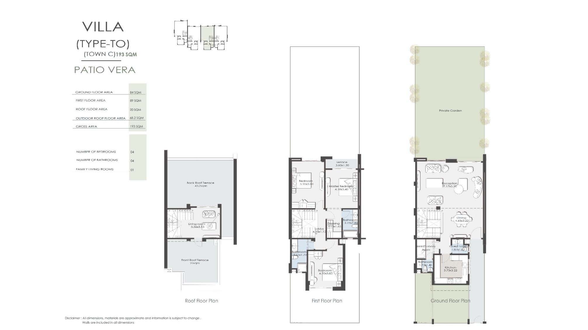 Floor Plan - Patio Vera El Sheikh Zayed Compound La Vista Development