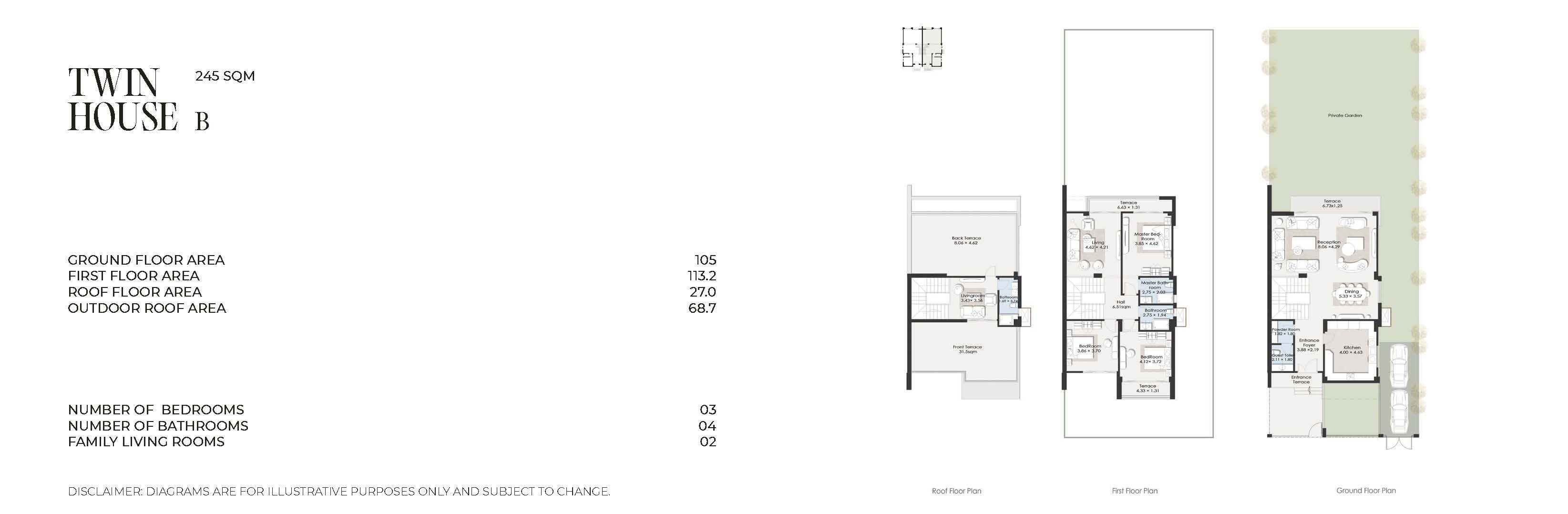 Floor Plan - Patio Vera El Sheikh Zayed Compound La Vista Development