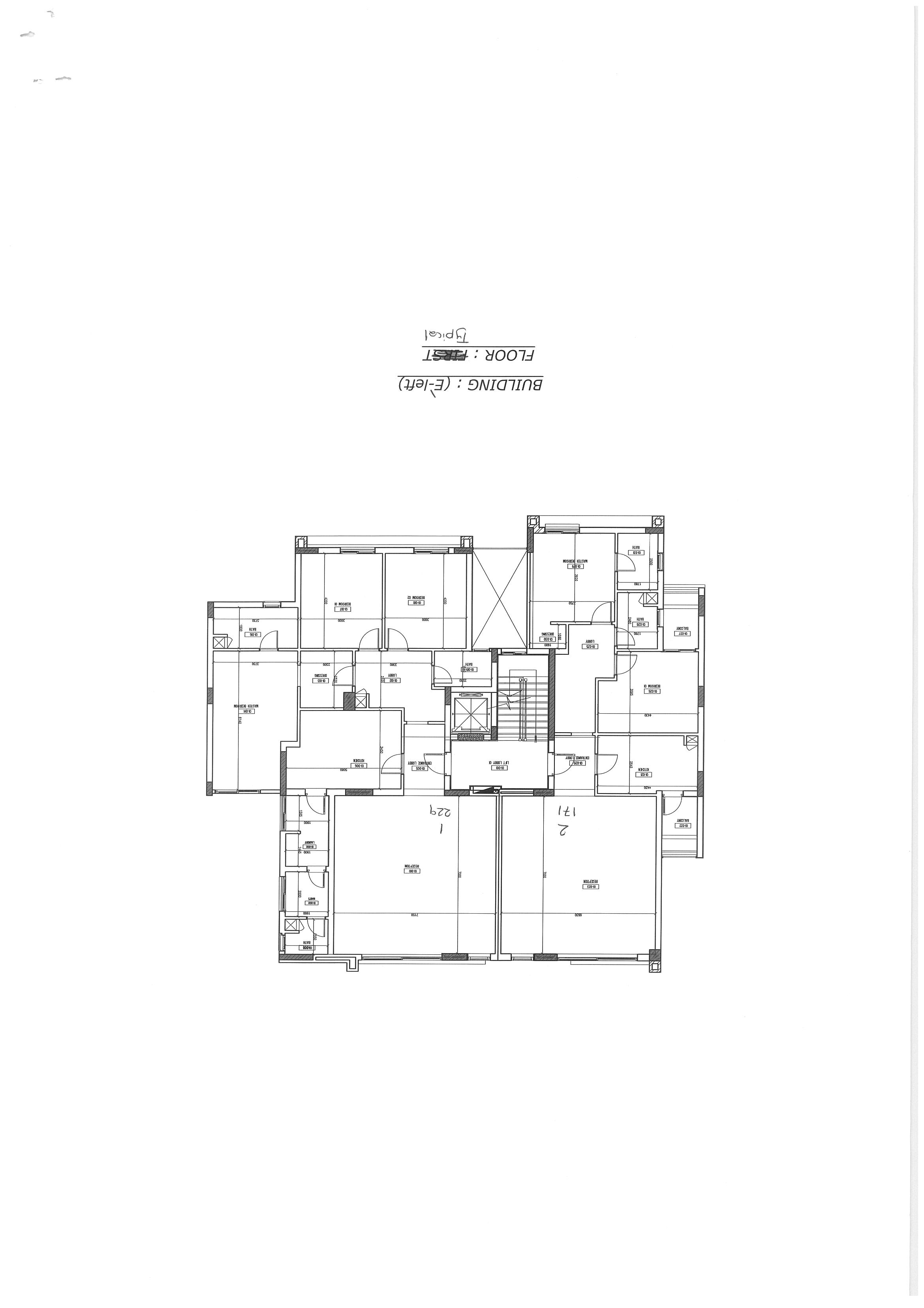 Floor Plan - W Signature New Cairo Compound Water Way Development