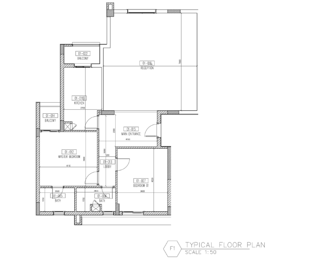 Floor Plan - W Signature New Cairo Compound Water Way Development