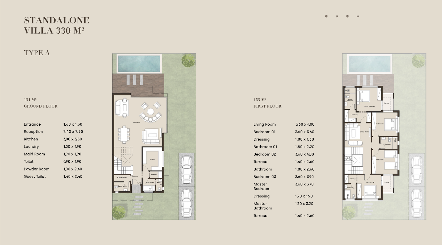 Floor Plan - The Crest New Cairo Compound Il Cazar Development