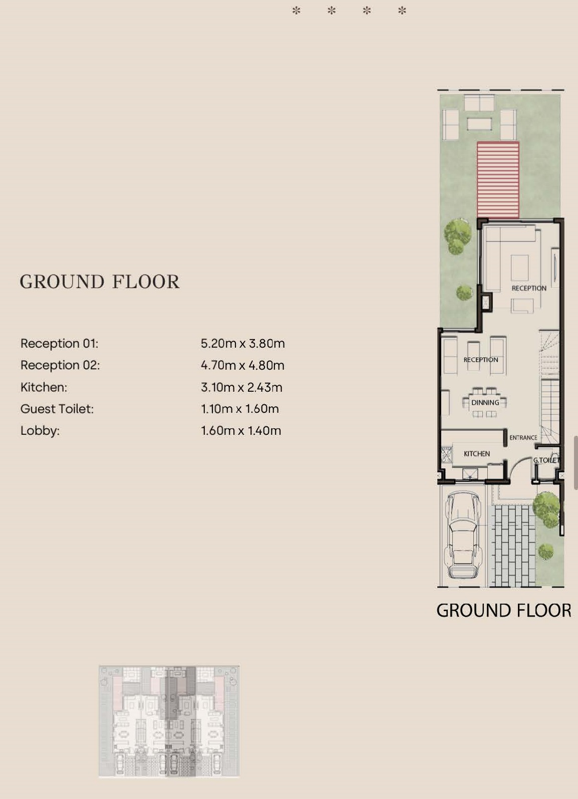Floor Plan - The Crest New Cairo Compound Il Cazar Development
