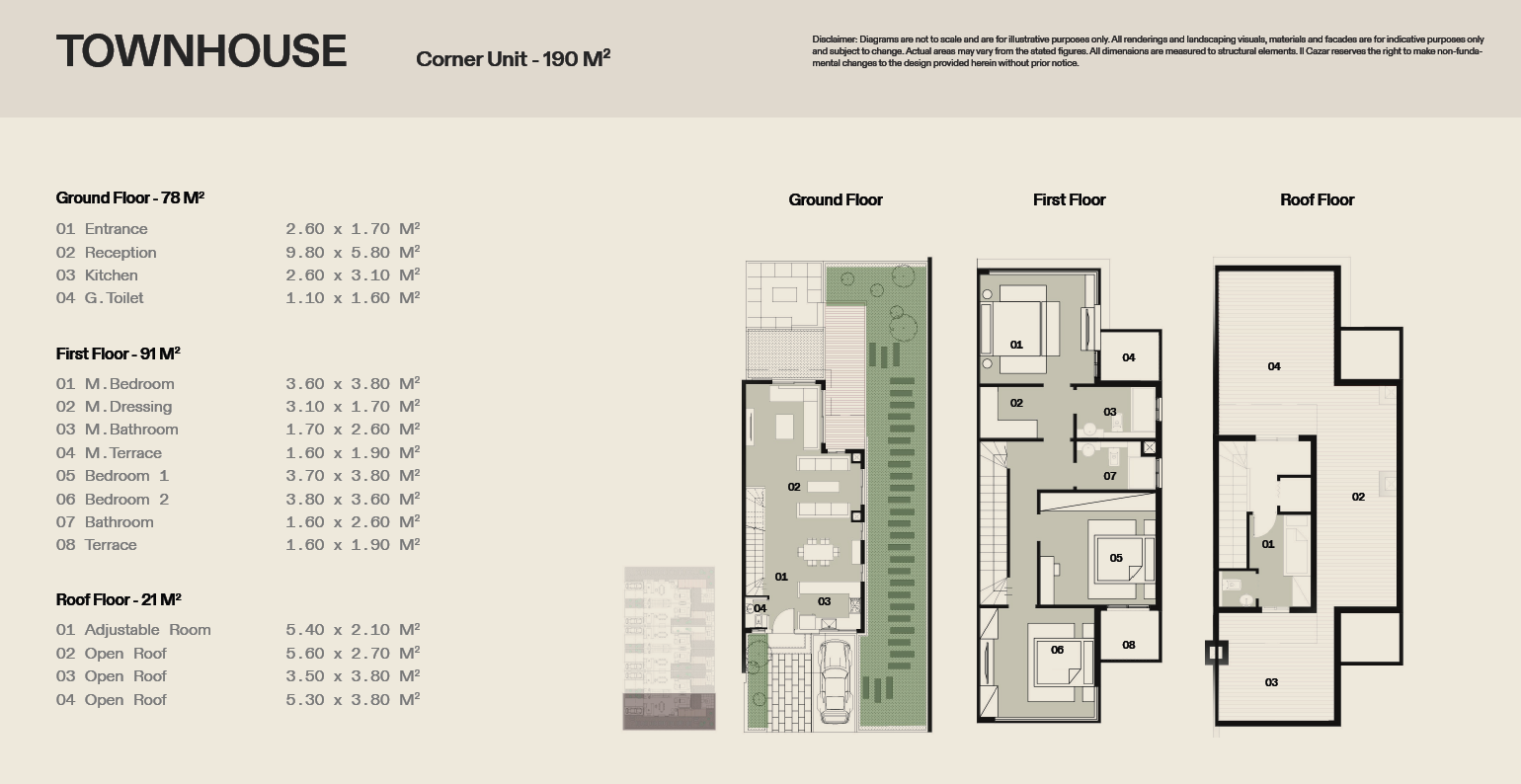 Plan 15 - The Crest New Cairo Compound Il Cazar Development