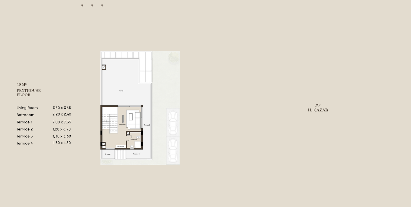 Floor Plan - The Crest New Cairo Compound Il Cazar Development