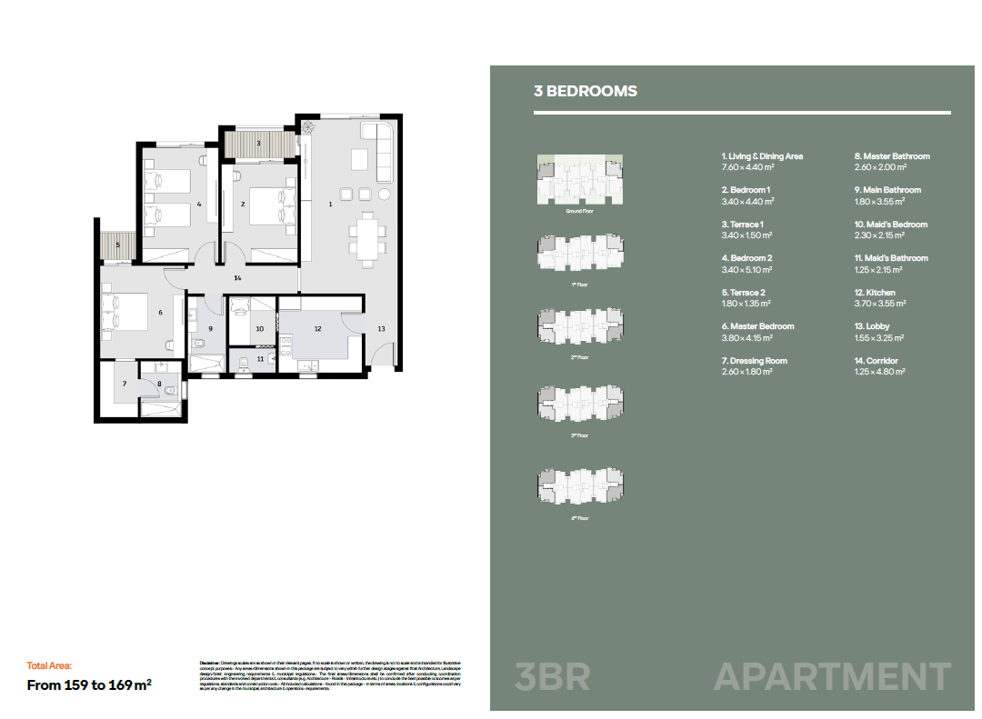Floor Plan - Ivoire East New Cairo Compound PRE Development
