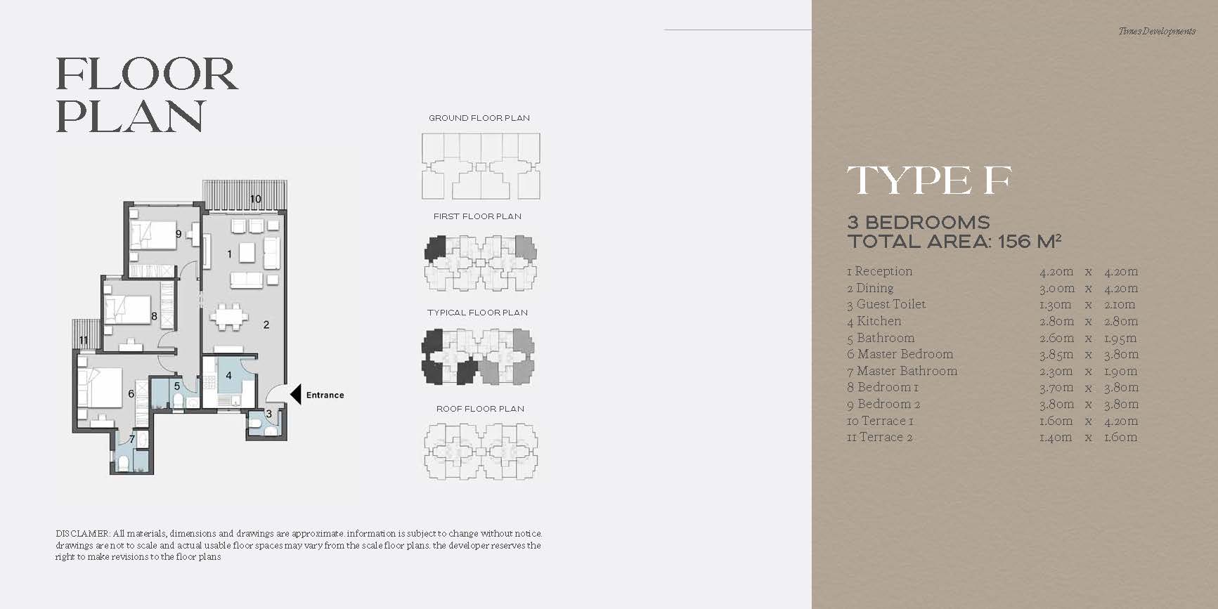 Floor Plan - كمبوند أفيلين التجمع الخامس تايمز للتطوير العقاري -  Avelin New Cairo Compound