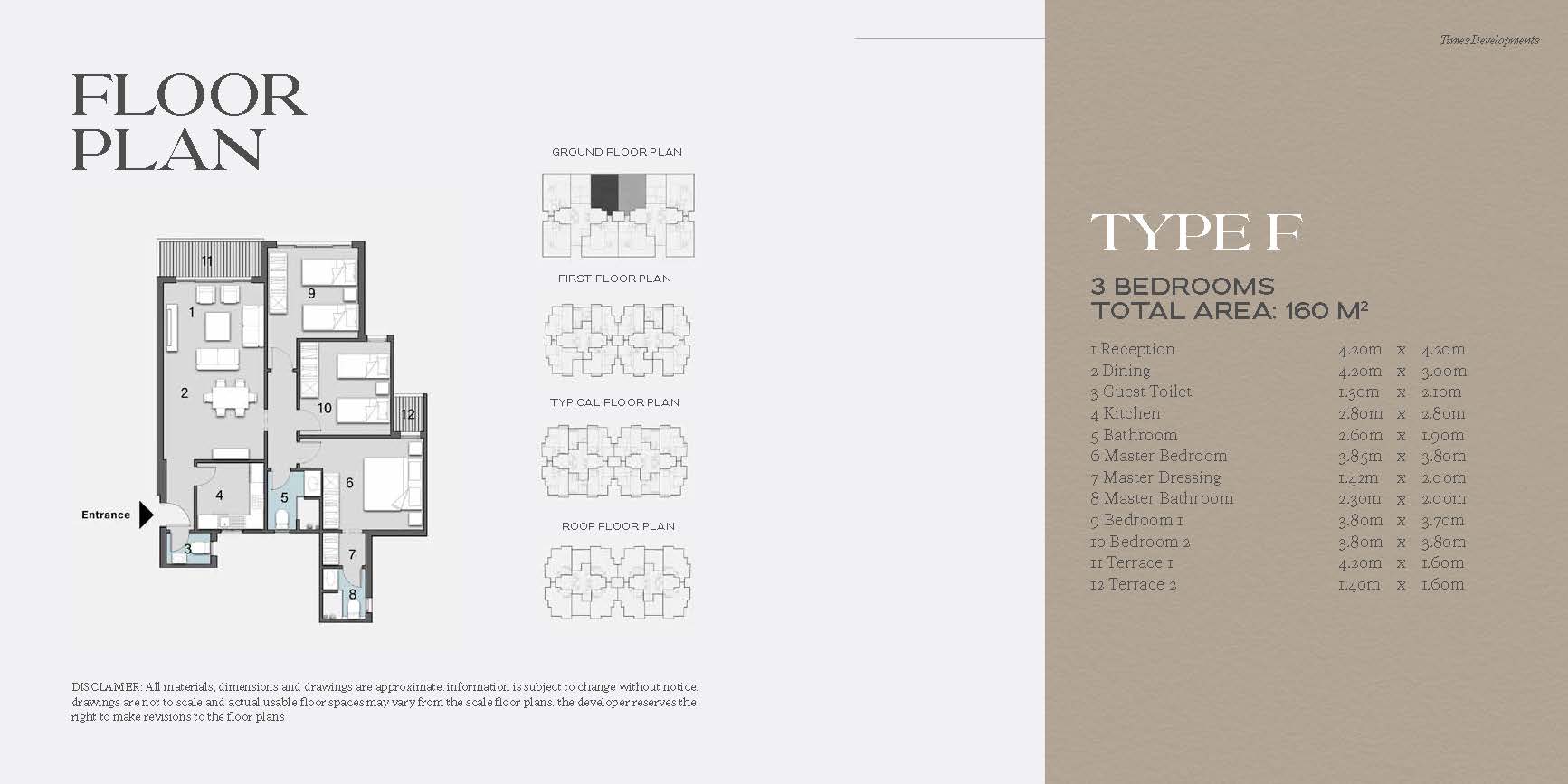 Floor Plan - كمبوند أفيلين التجمع الخامس تايمز للتطوير العقاري -  Avelin New Cairo Compound