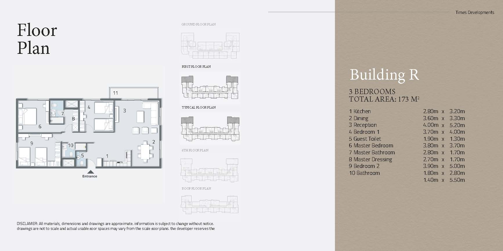 Floor Plan - Avelin New Cairo Compound Times Development