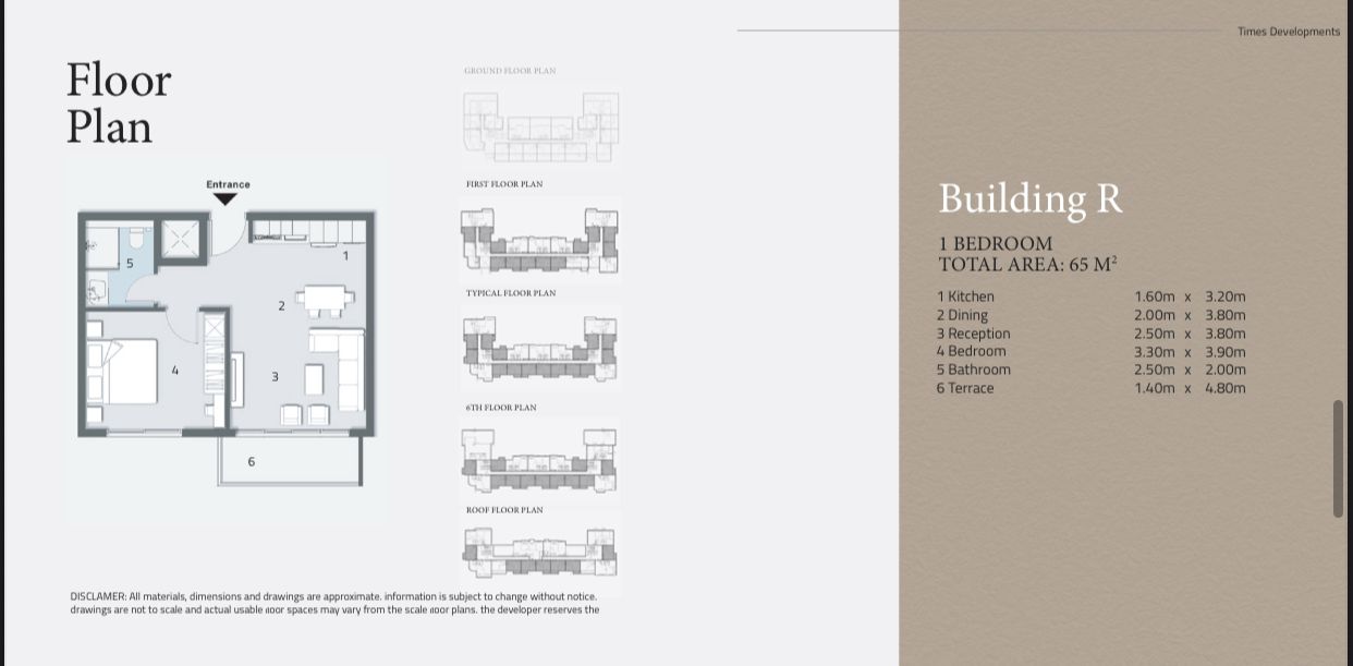 Floor Plan - كمبوند أفيلين التجمع الخامس تايمز للتطوير العقاري -  Avelin New Cairo Compound