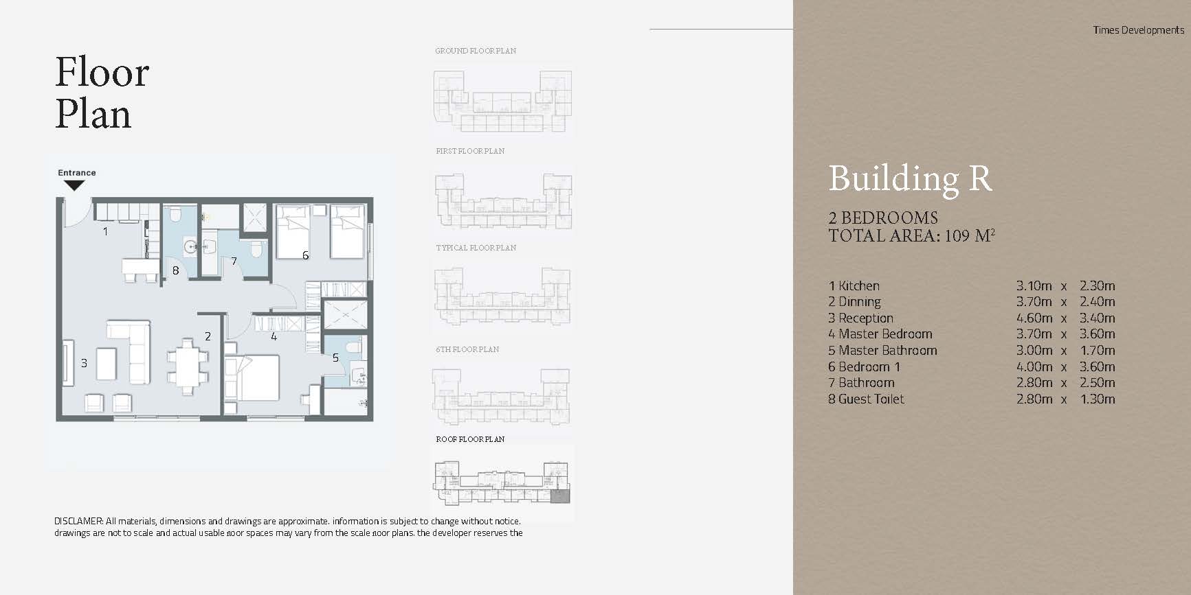 Floor Plan - Avelin New Cairo Compound Times Development