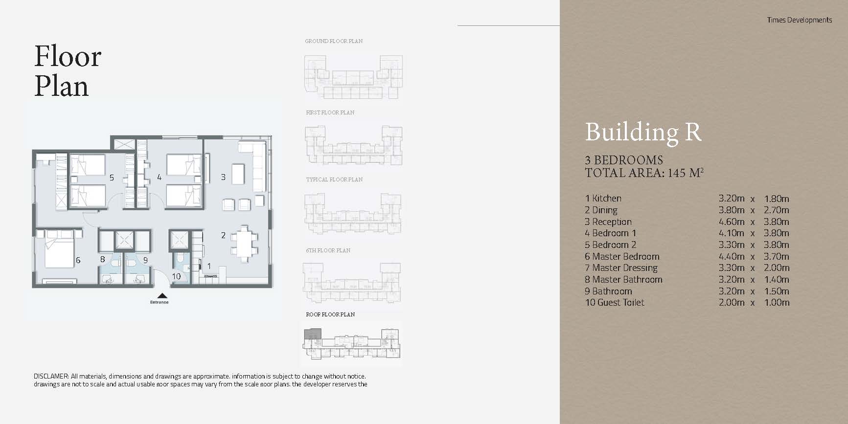 Floor Plan - Avelin New Cairo Compound Times Development