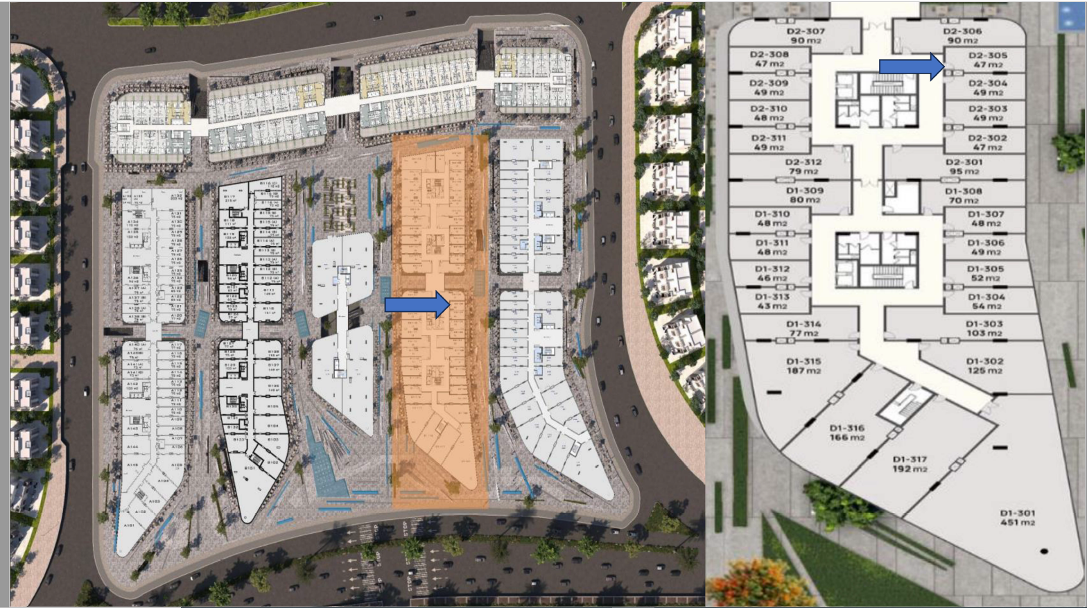Floor Plan - Moray New Cairo Mall Main Marks Development